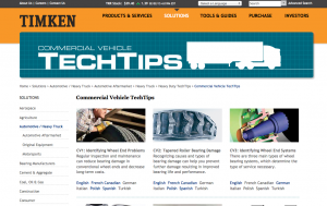 Timken TechTips Commercial Vehicles