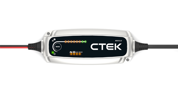 CTEK MXS 5.0 Smart Charger Automatically Provides Temperature-Adjusted  Charge Rate, Helps Extend Battery Life