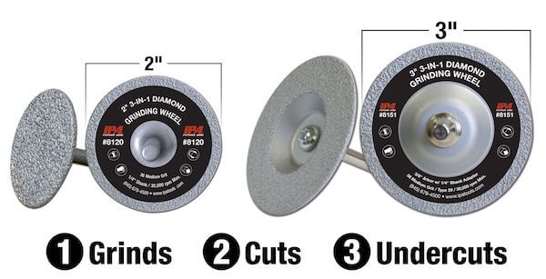 Introduces 3-in-1 Diamond Grinding Wheels