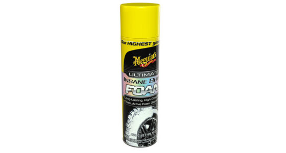 Meguiars Insane Shine Foam for cleaning tires
